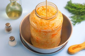 Квашеная капуста хрустящая