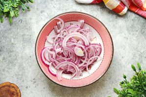 Лук с уксусом Лук с уксусом