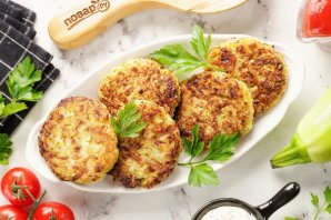 Постные котлеты из кабачков