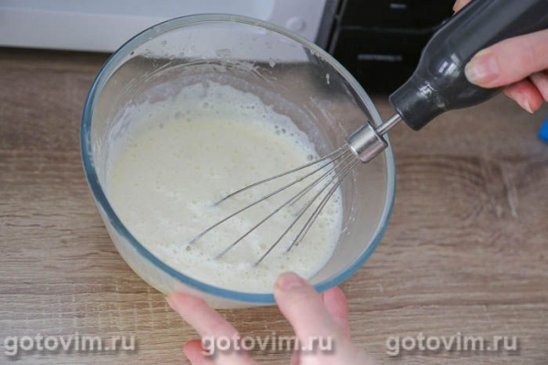 Заварной крем на крахмале со сливочным маслом (в микроволновке)