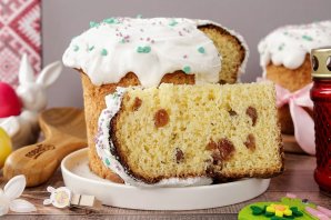 Творожный пасхальный кулич Творожный пасхальный кулич