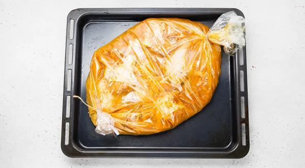 Булгур с курицей в рукаве в духовке, пошаговый рецепт с фото на 740 ккал