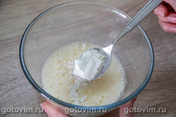 Заварной крем на крахмале со сливочным маслом (в микроволновке)