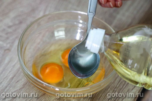 Ванильный бисквит в микроволновке