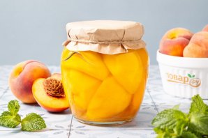 Консервированные персики Консервированные персики