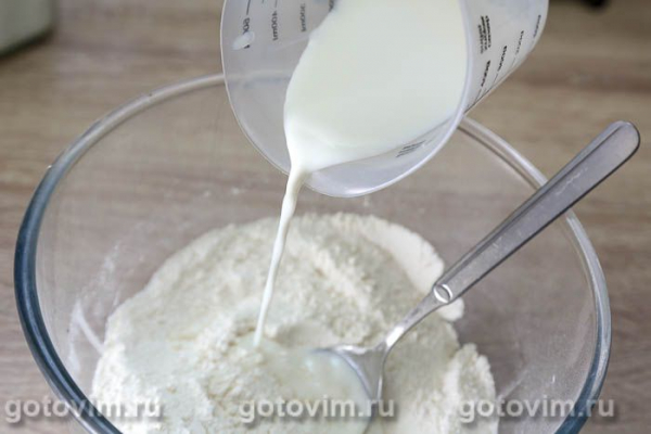 Ванильный бисквит в микроволновке