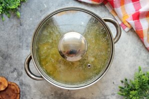 Щи с кислой капустой и мясом