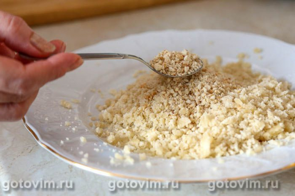 Постный тертый пирог с яблоками