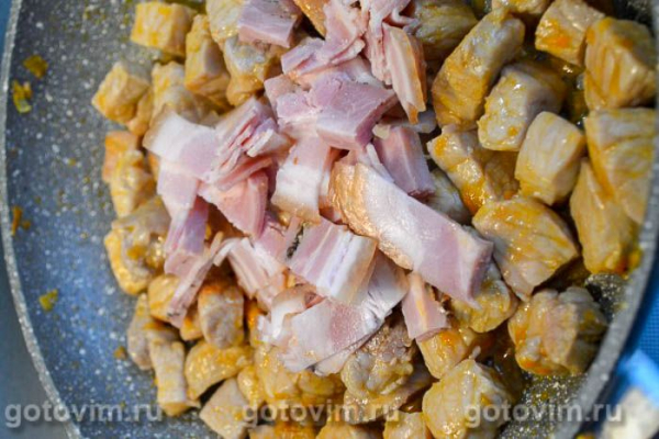 Гречневая каша с мясом по-купечески