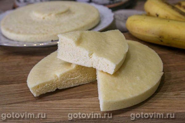 Ванильный бисквит в микроволновке