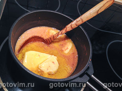Шоколадные профитроли с масляным кремом с маскарпоне Шоколадные профитроли с масляным кремом с маскарпоне