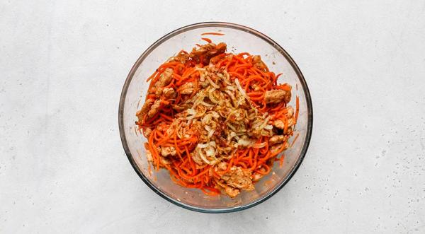 Соевое мясо по-корейски, пошаговый рецепт с фото на 282 ккал
