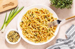 Лапша с соусом мисо Лапша с соусом мисо