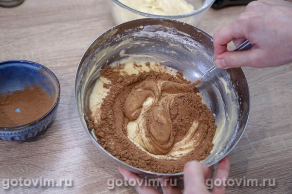 Мраморный кекс в хлебопечке Мраморный кекс в хлебопечке
