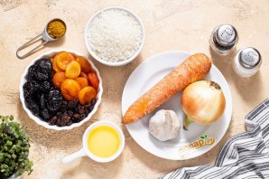 Постный плов с сухофруктами Постный плов с сухофруктами